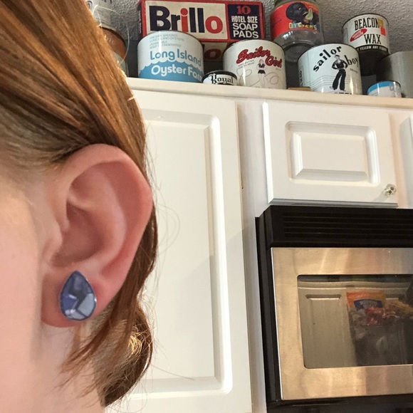 Lapis from Steven universe earrings - Picture 2 of 2